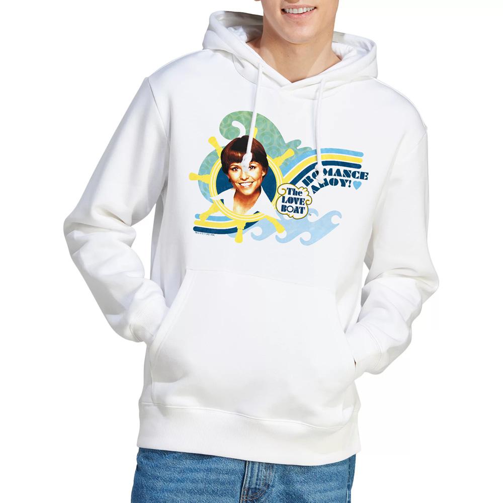 White - Lifestyle - The Love Boat Mens Romance Ahoy Hoodie