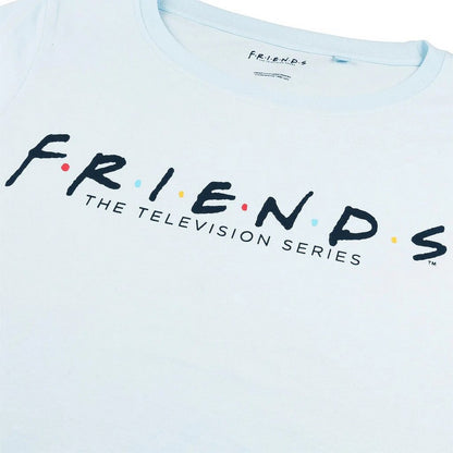 Blue-Grey - Lifestyle - Friends Womens-Ladies Logo Pyjama Set