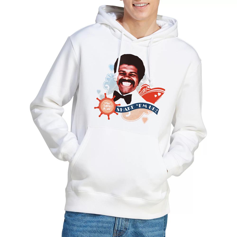 White - Lifestyle - The Love Boat Mens Shake Em Up Hoodie