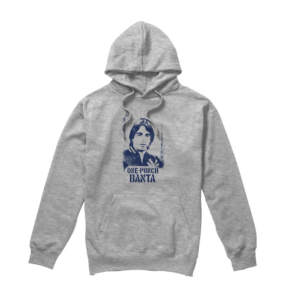 Sport Heather - Front - TAXI Mens One Punch Banta Hoodie