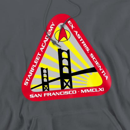 Charcoal - Lifestyle - Star Trek Mens Starfleet Academy Hoodie