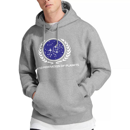 Sport Heather - Lifestyle - Star Trek Mens United Federation Logo Hoodie