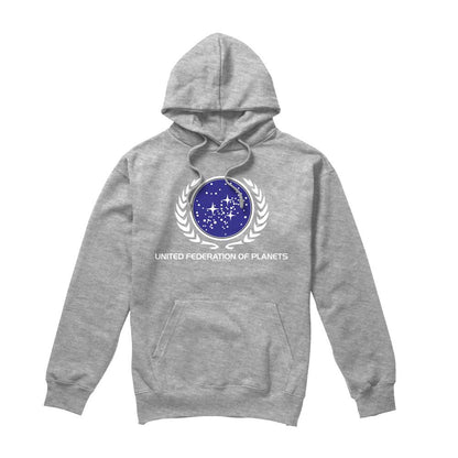 Sport Heather - Front - Star Trek Mens United Federation Logo Hoodie