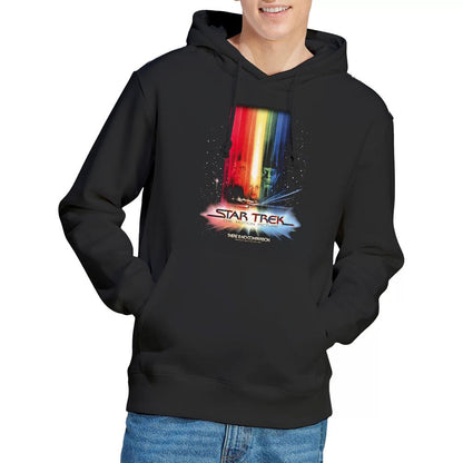Black - Lifestyle - Star Trek Mens Motion Picture Poster Hoodie