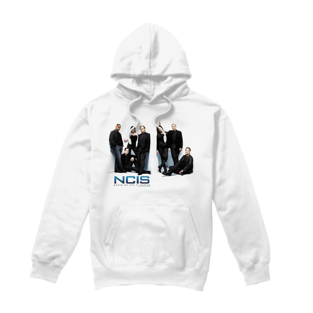 White - Front - NCIS Mens White Room Hoodie