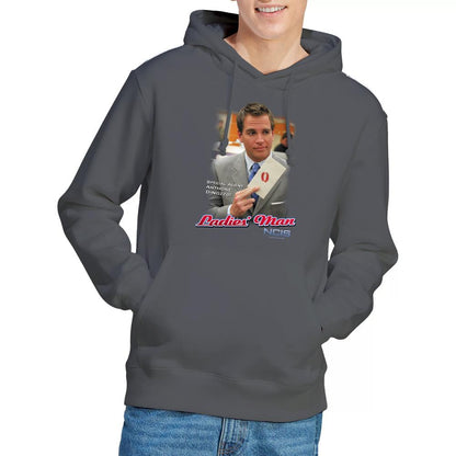 Charcoal - Lifestyle - NCIS Mens Ladies Man Hoodie