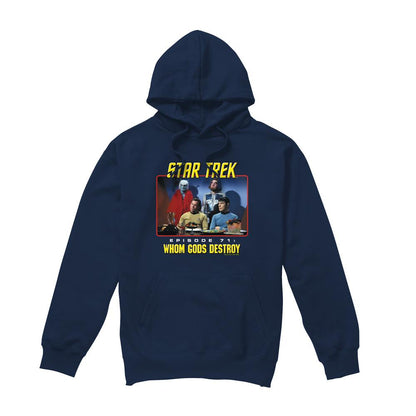 Navy - Front - Star Trek Mens Episode 71 Hoodie