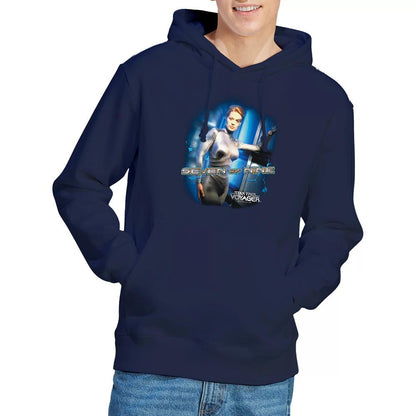 Navy - Lifestyle - Star Trek Mens Seven of Nine Hoodie