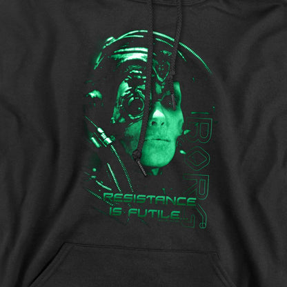 Black - Pack Shot - Star Trek Mens Resistance is Futile Hoodie