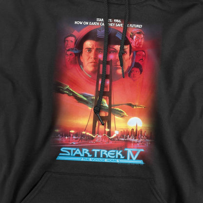 Black - Pack Shot - Star Trek Mens The Voyage Home Hoodie
