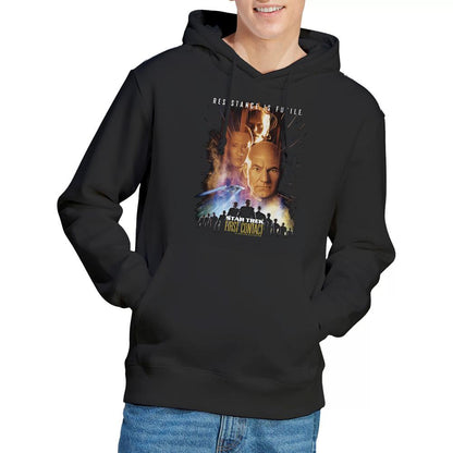 Black - Lifestyle - Star Trek Mens First Contact Hoodie