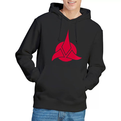 Black - Lifestyle - Star Trek Mens Klingon Logo Hoodie
