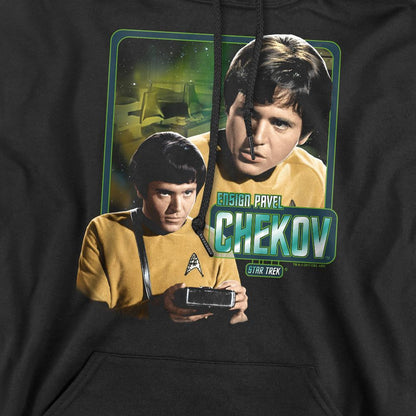 Black - Pack Shot - Star Trek Mens Chekov Hoodie