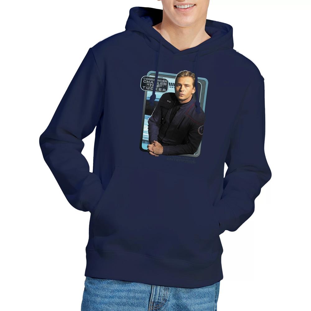 Navy - Lifestyle - Star Trek Mens Trip Tucker Hoodie