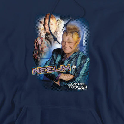 Navy - Pack Shot - Star Trek Mens Neelix Hoodie