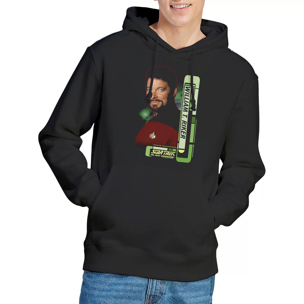 Black - Lifestyle - Star Trek Mens Riker Hoodie