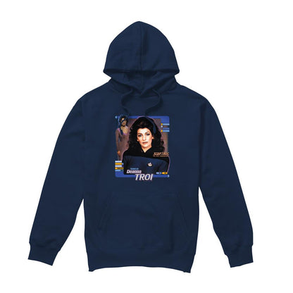 Navy - Front - Star Trek Mens Deanna Troi Hoodie