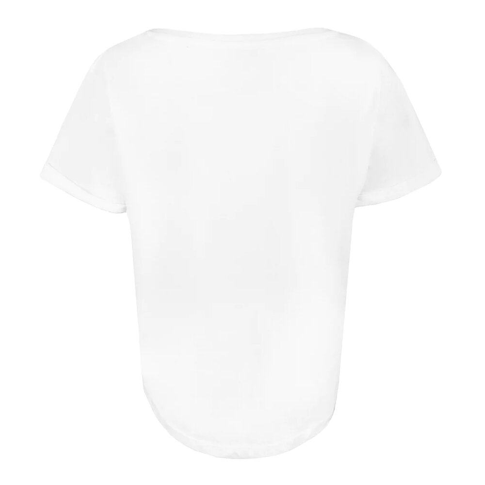 White - Back - Snow White And The Seven Dwarfs Womens-Ladies Evil Queen Cotton T-Shirt