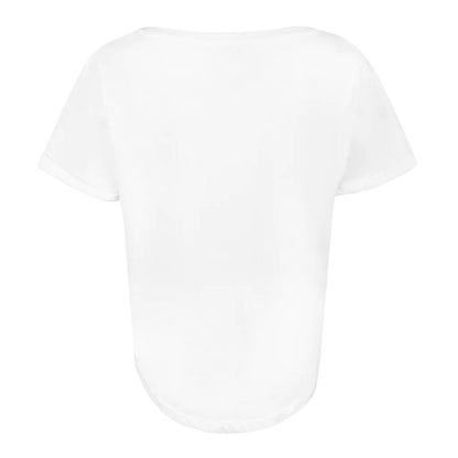 White - Back - Snow White And The Seven Dwarfs Womens-Ladies Evil Queen Cotton T-Shirt