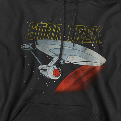 Black - Pack Shot - Star Trek Mens Enterprise Retro Hoodie