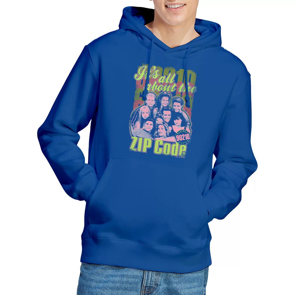 Royal Blue - Lifestyle - 90210 Mens Zip Code Hoodie