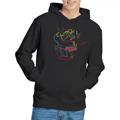 Black - Lifestyle - Mighty Mouse Mens Hero Neon Hoodie