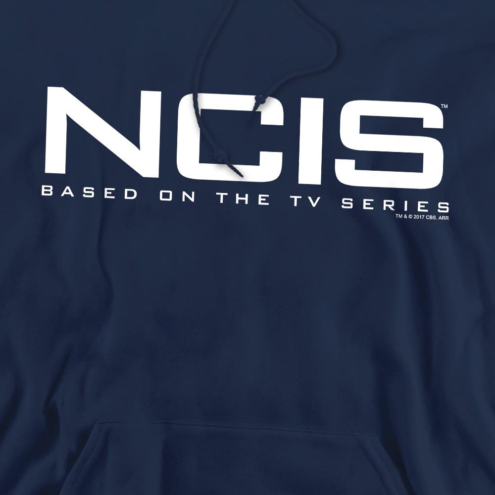 Navy - Pack Shot - NCIS Mens Logo Hoodie