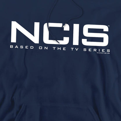 Navy - Pack Shot - NCIS Mens Logo Hoodie
