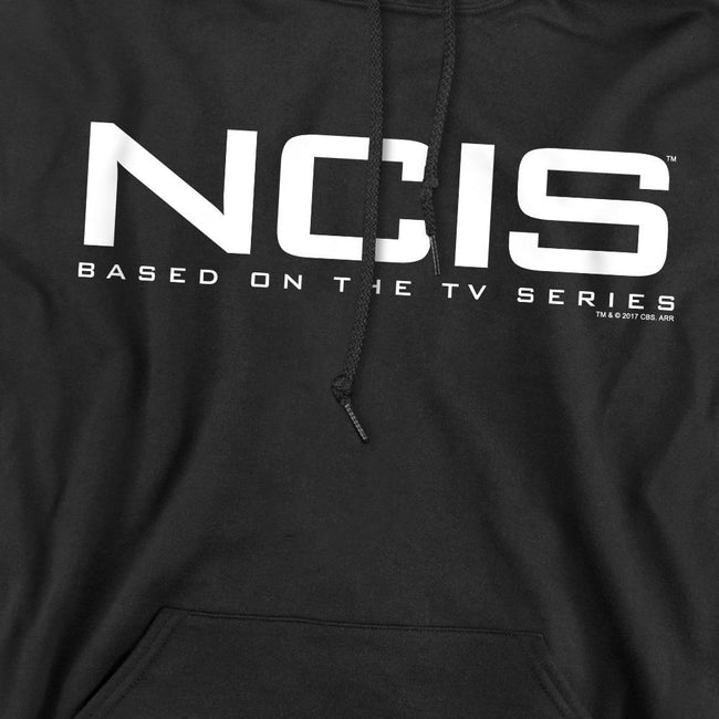 Black - Side - NCIS Mens Logo Hoodie