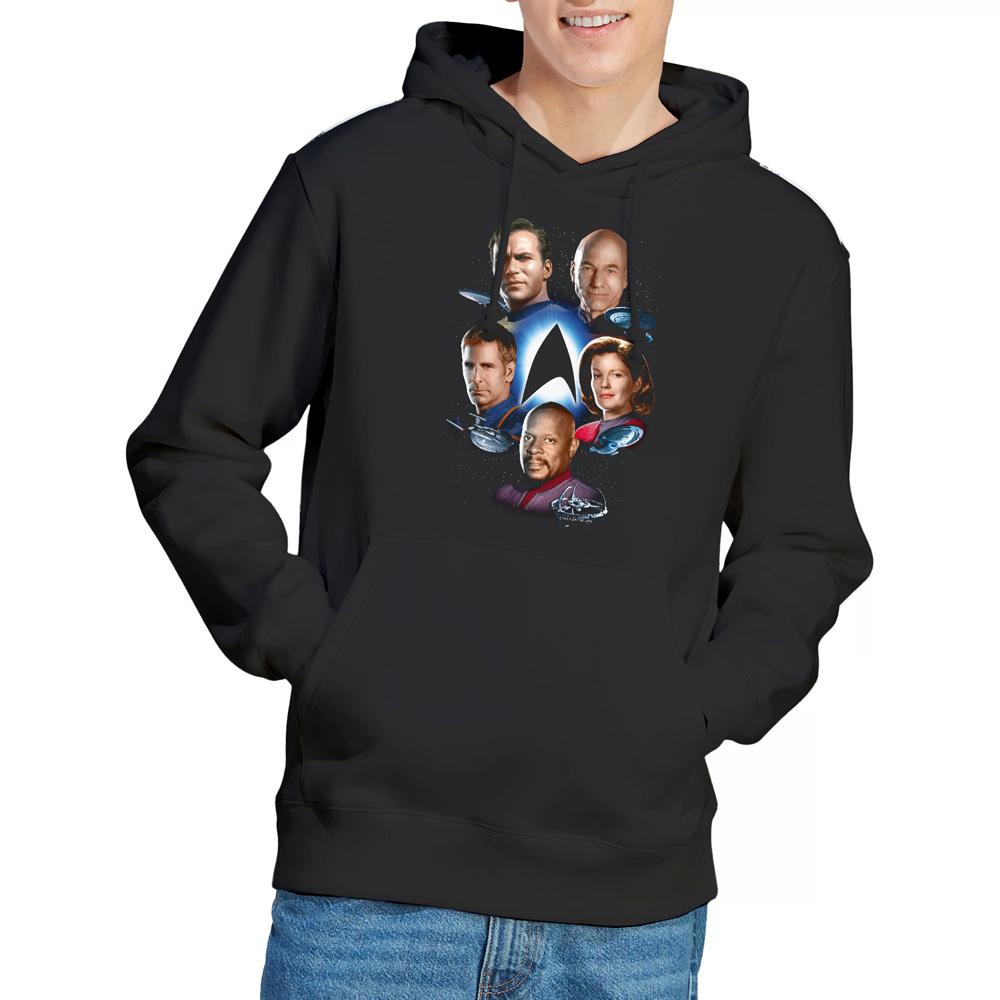 Black - Lifestyle - Star Trek Mens Starfleet´s Finest Hoodie
