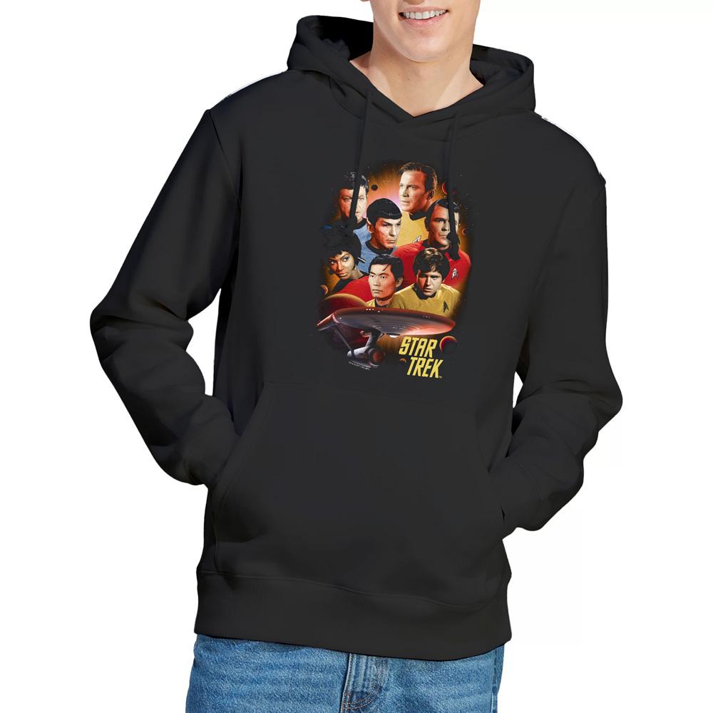 Black - Lifestyle - Star Trek Mens Heart of the Enterprise Hoodie