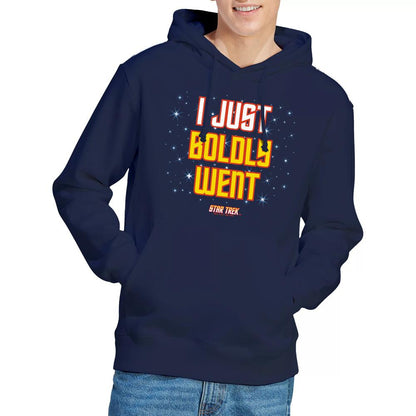 Navy - Lifestyle - Star Trek Mens Boldly Went Hoodie