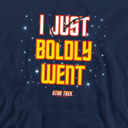 Navy - Pack Shot - Star Trek Mens Boldly Went Hoodie