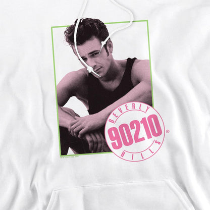 White - Pack Shot - 90210 Mens Dylan Hoodie