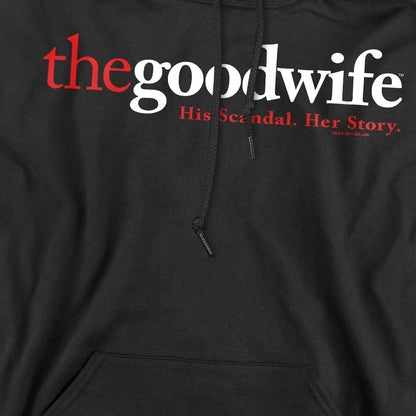 Black - Pack Shot - The Good Wife Mens Logo Hoodie
