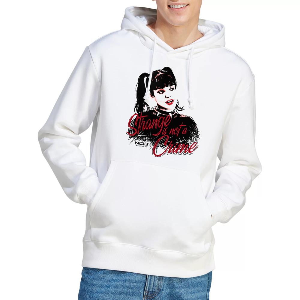 White - Lifestyle - NCIS Mens Strange Is Not A Crime Hoodie