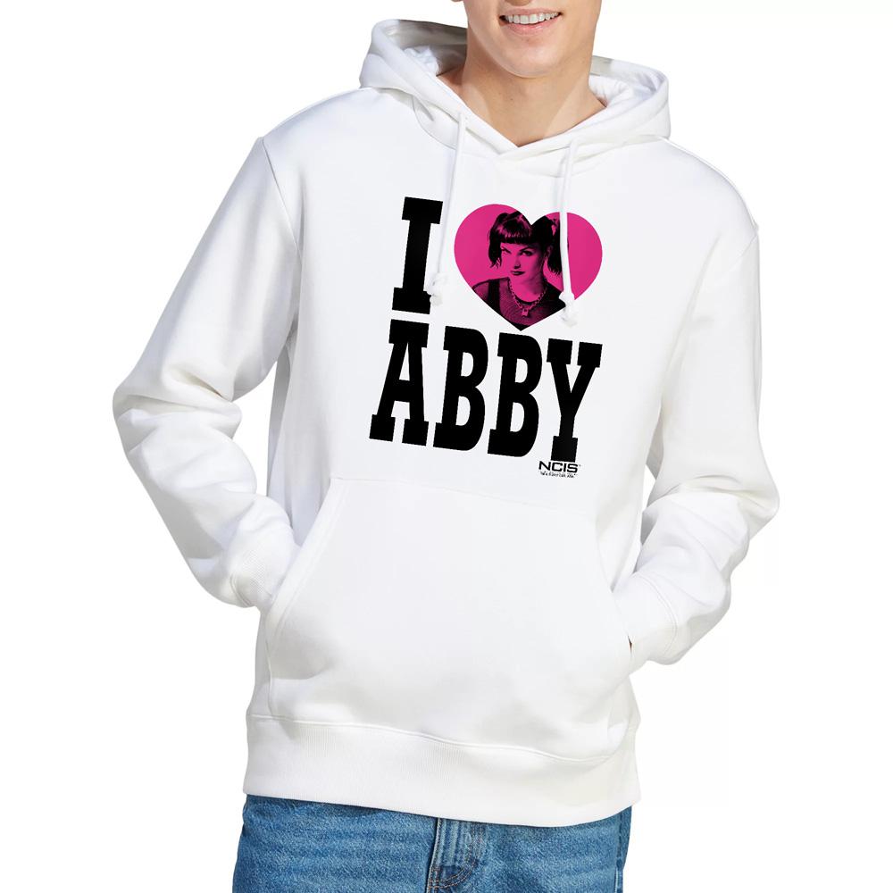 White - Lifestyle - NCIS Mens I Heart Abby Hoodie
