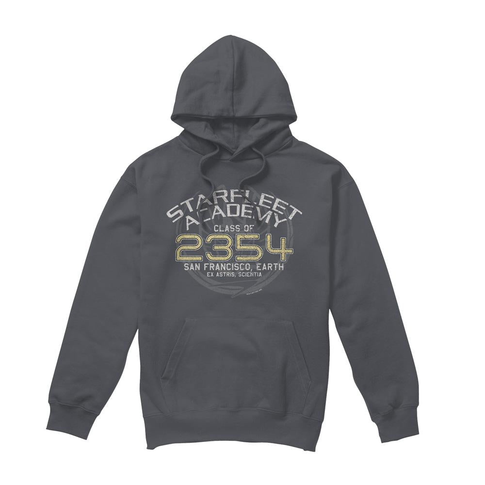 Charcoal - Front - Star Trek Mens Graduation Captain Sisko Hoodie