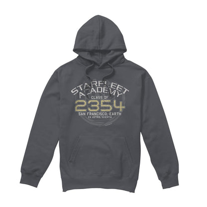 Charcoal - Front - Star Trek Mens Graduation Captain Sisko Hoodie