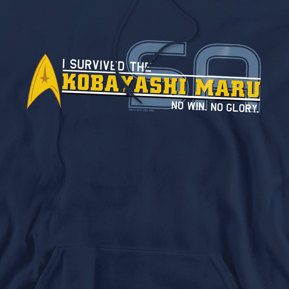 Navy - Pack Shot - Star Trek Mens I Survived Hoodie