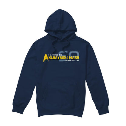 Navy - Front - Star Trek Mens I Survived Hoodie