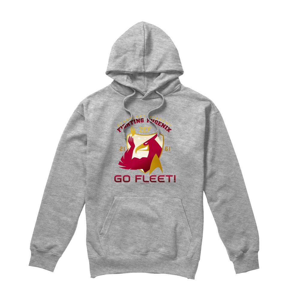 Sport Heather - Front - Star Trek Mens Fighting Phoenix Hoodie