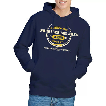Navy - Lifestyle - Star Trek Mens Parrises Squares Hoodie