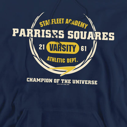 Navy - Pack Shot - Star Trek Mens Parrises Squares Hoodie