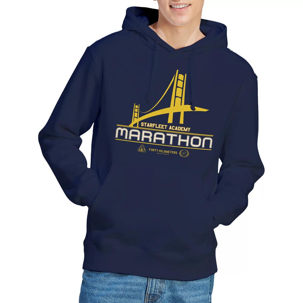 Navy - Lifestyle - Star Trek Mens Marathon Logo Hoodie