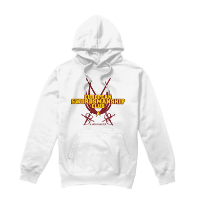 White - Front - Star Trek Mens Swordsmanship Club Hoodie