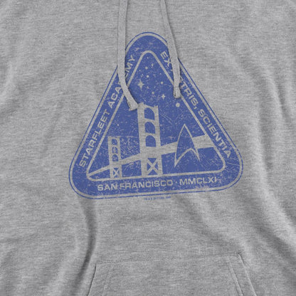 Sport Heather - Pack Shot - Star Trek Mens Distressed Logo Hoodie