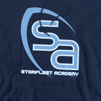 Navy - Pack Shot - Star Trek Mens SA Logo Hoodie