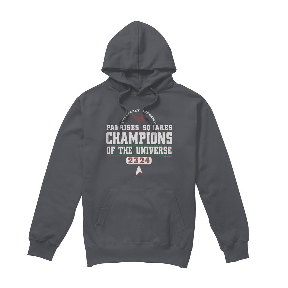 Charcoal - Front - Star Trek Mens Champions Hoodie