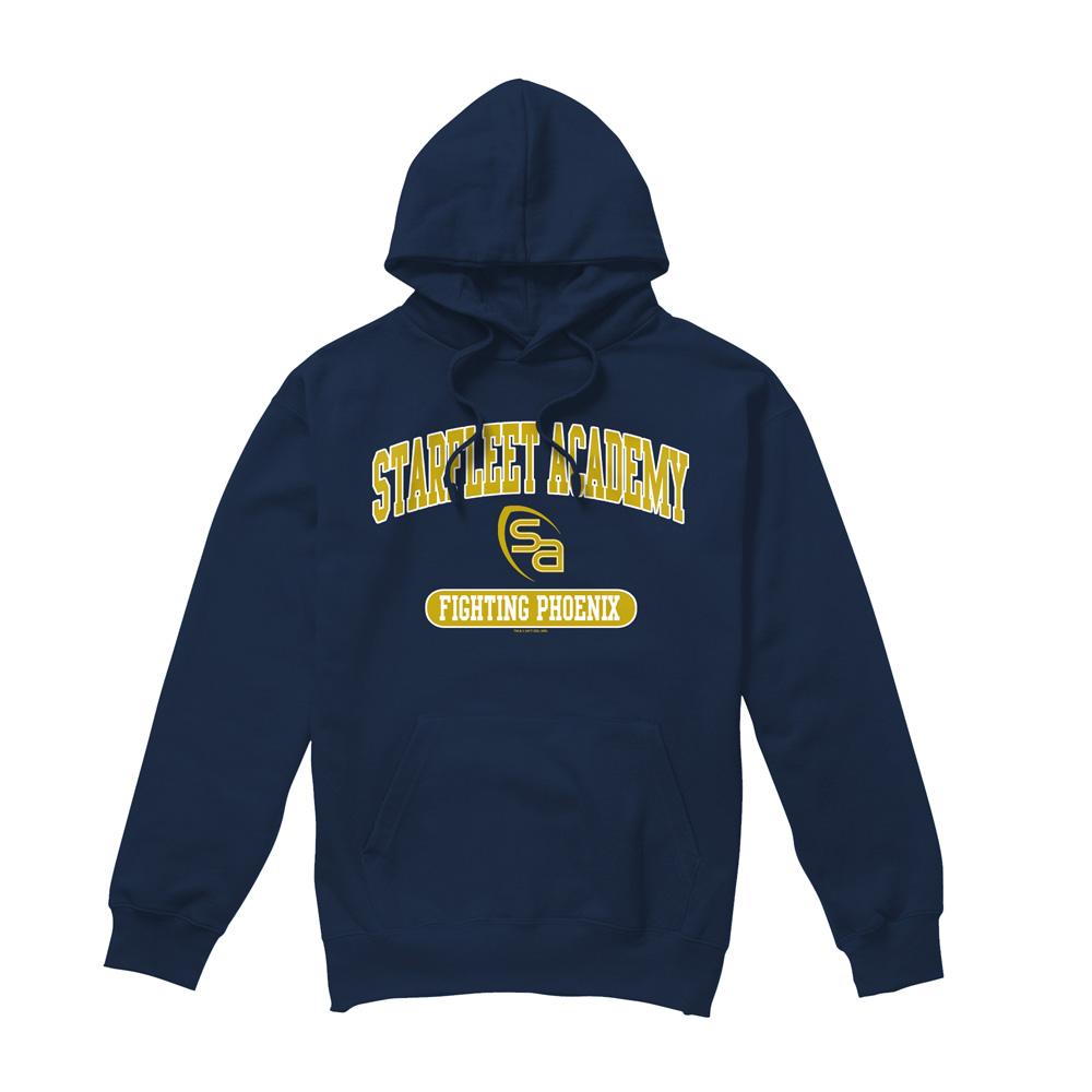 Navy - Front - Star Trek Mens Fight Hoodie